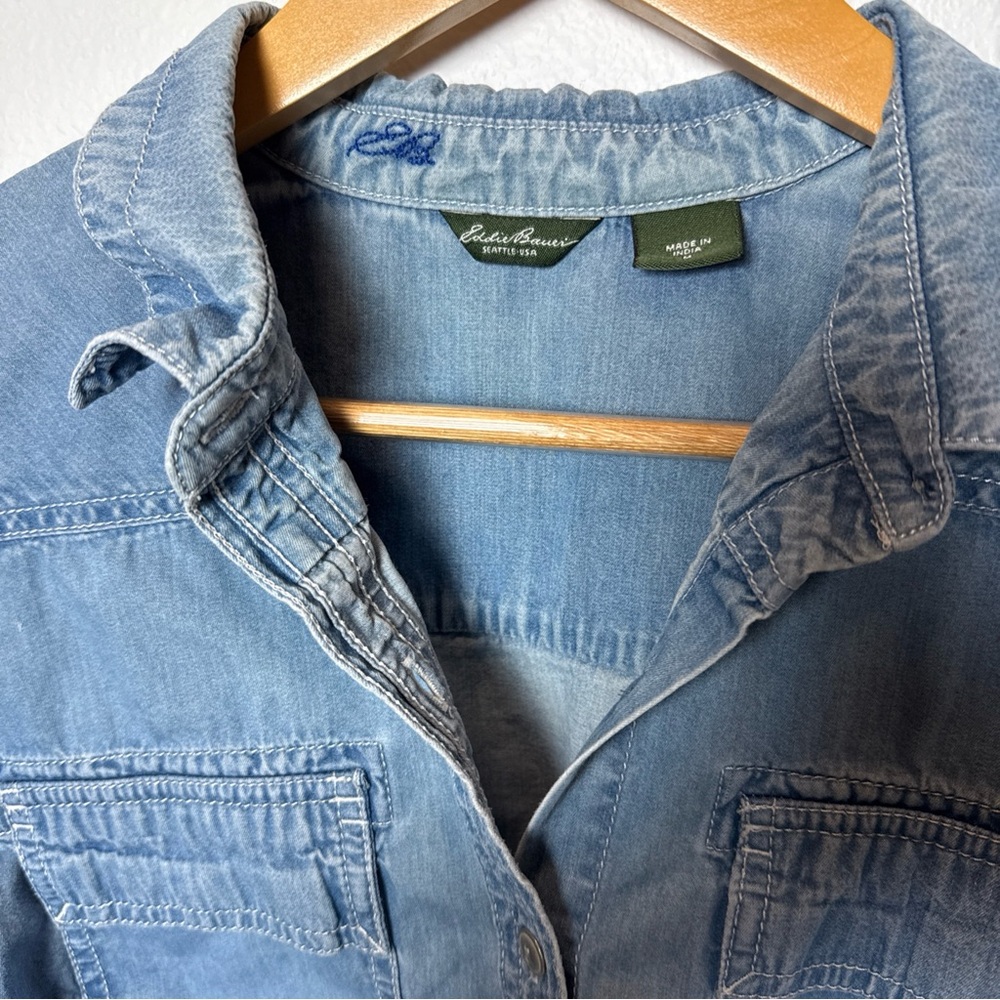Eddie Bauer Light Blue‎ Denim Shirt